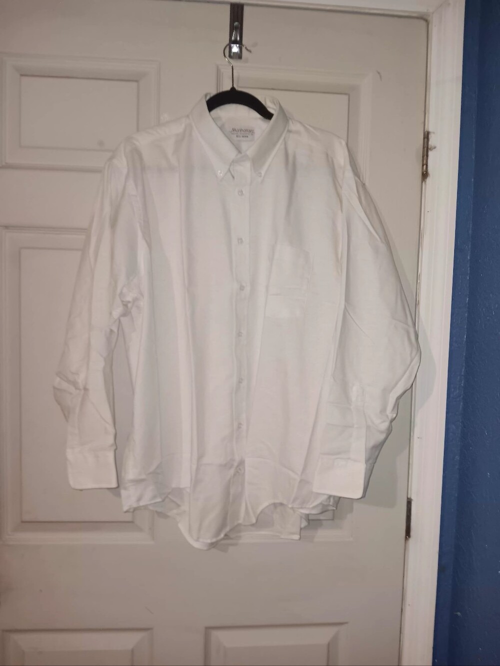Manhattan Big Man Off White Dress Shirt 17 1/2 34